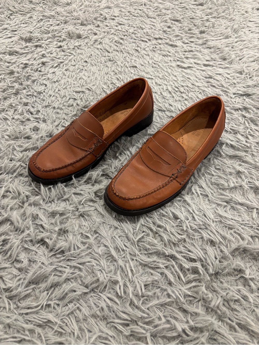 Bass Weejuns Katherine II Brown Penny Loafers Women’s 10M Preppy Comfort Office